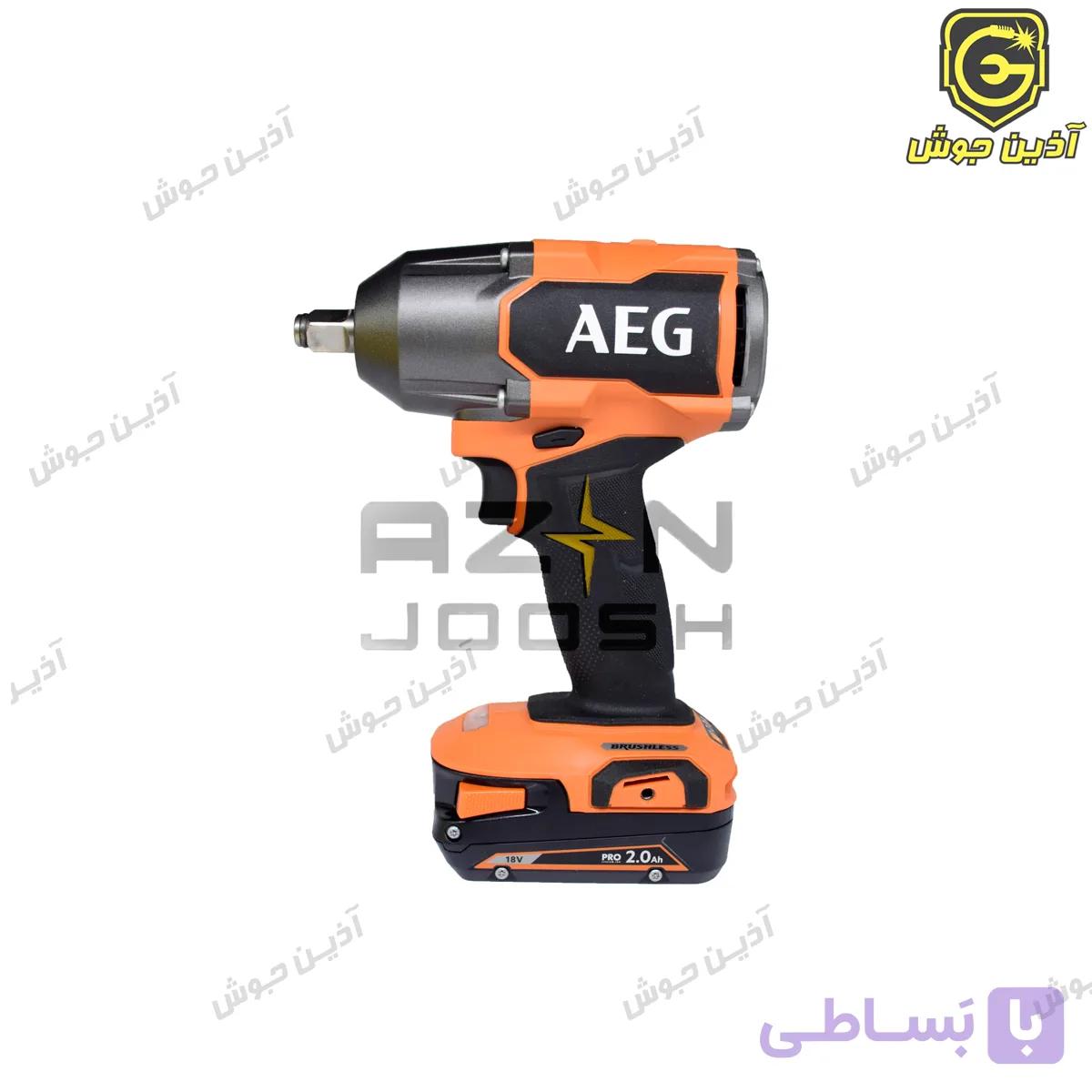 بکس شارژی 18 ولت 1/2 براش لس 785 نیوتن آاگ AEG مدل BSS18MTF12BL-0 بدون باطری — تصویر 1