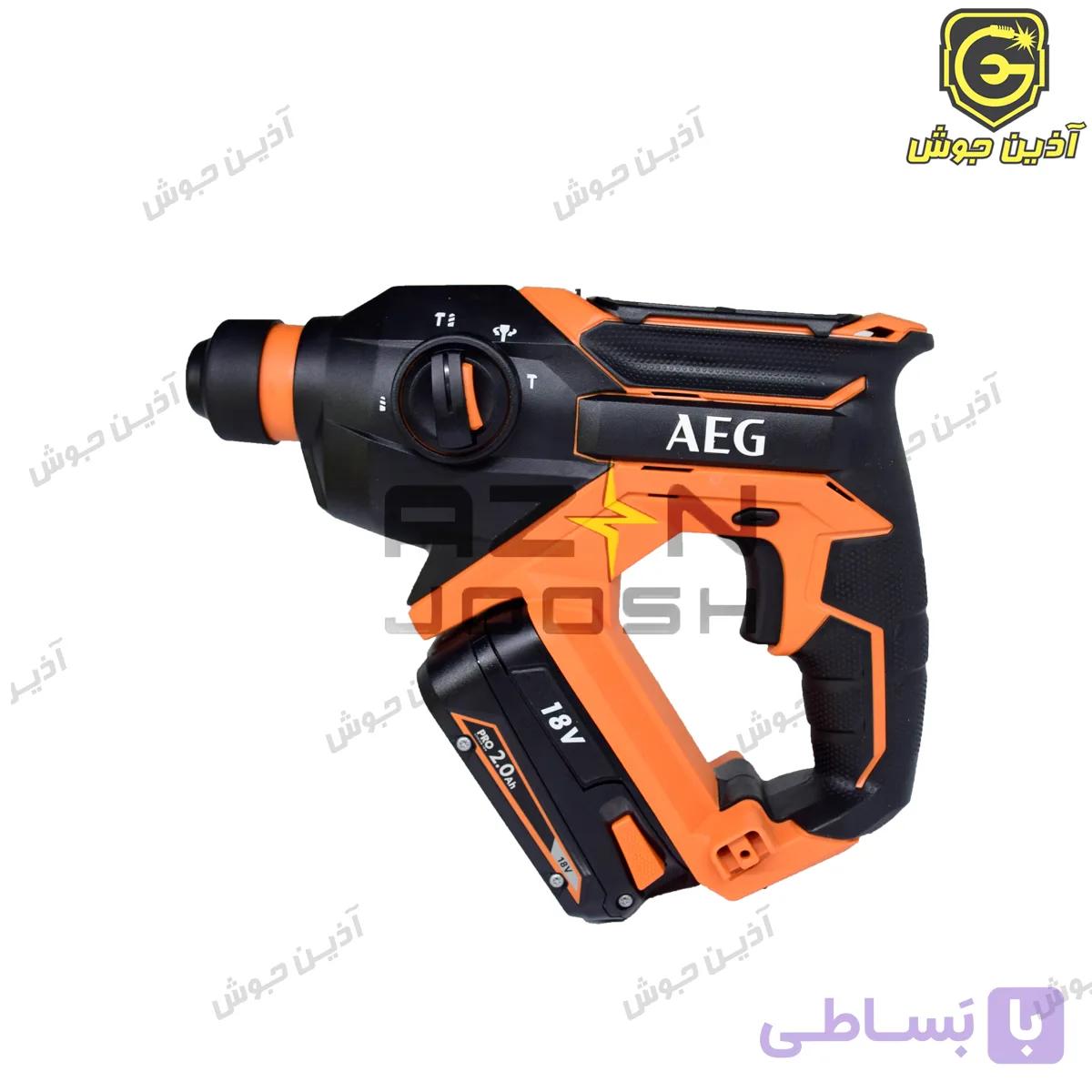 دریل بتن کن شارژی 18 ولت 16 م.م آاگ AEG مدل BBH18C-0 بدون باطری — تصویر 1