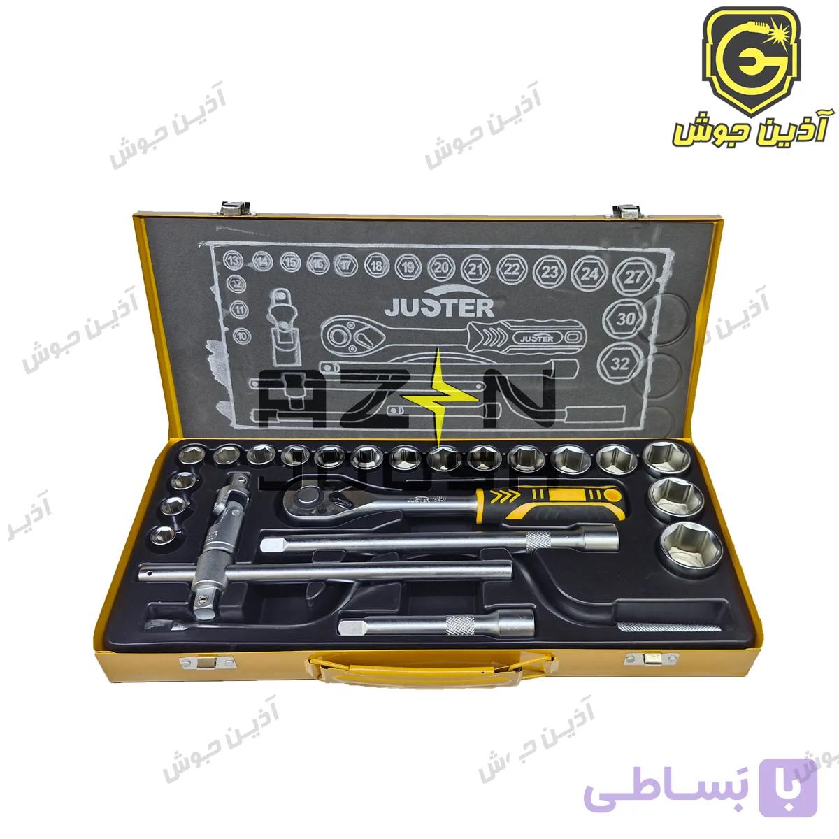 جعبه بکس 24 پارچه درایو 1/2 جاستر Juster مدل JLD85024 — تصویر 1
