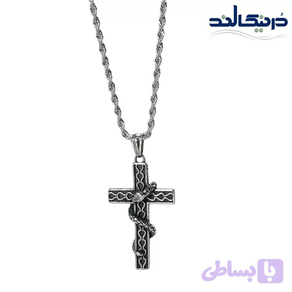 گردنبند صلیب مدل کادوس