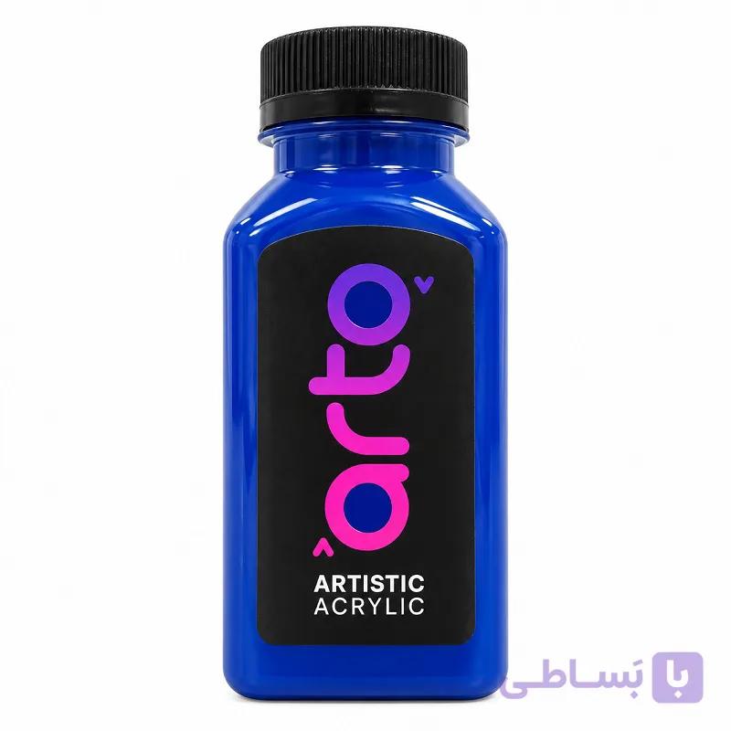 رنگ اکریلیک هنری آبی اصلی ساده Ultramarine Blue برند آرتو کد AR-C27 حجم 300 میل