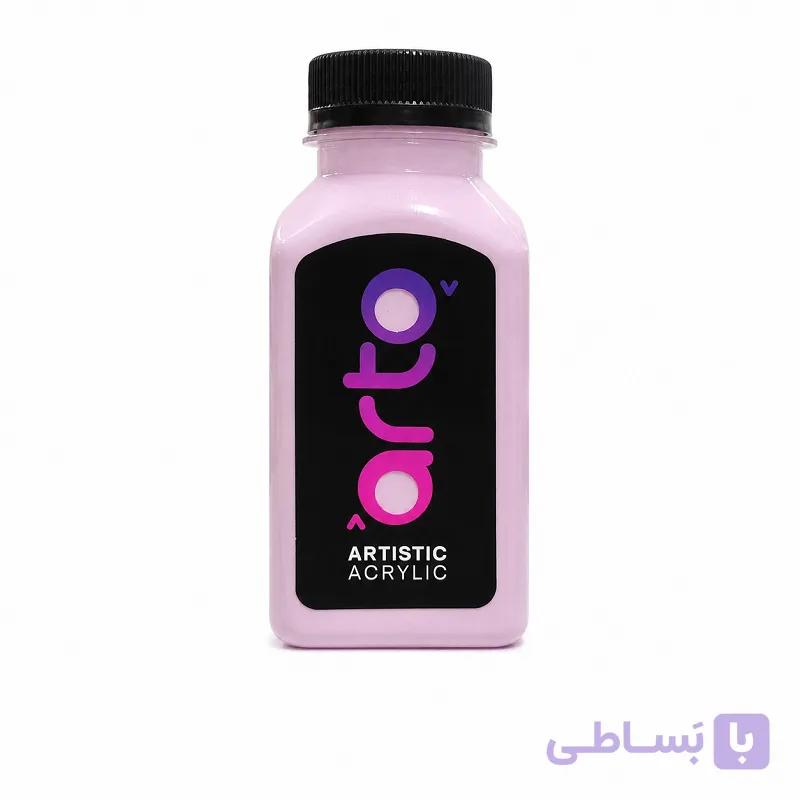 رنگ اکریلیک هنری صورتی پاستیلی برند آرتو کد AR-C34 حجم 100 میل