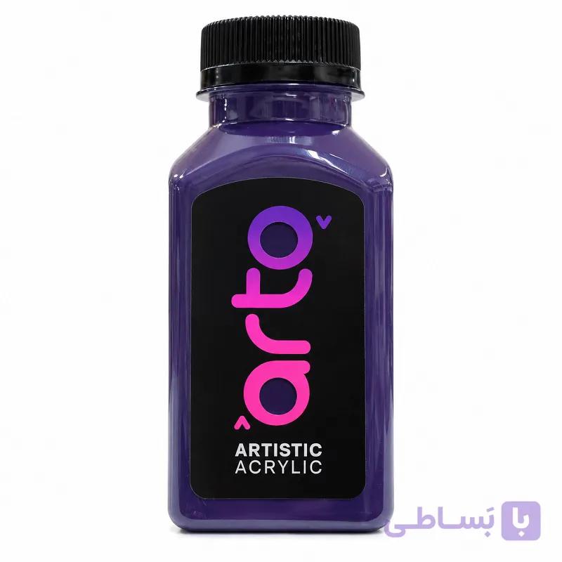 رنگ اکریلیک هنری بنفش Deep Violet ساده برند آرتو کد AR-C42 حجم 100 میل