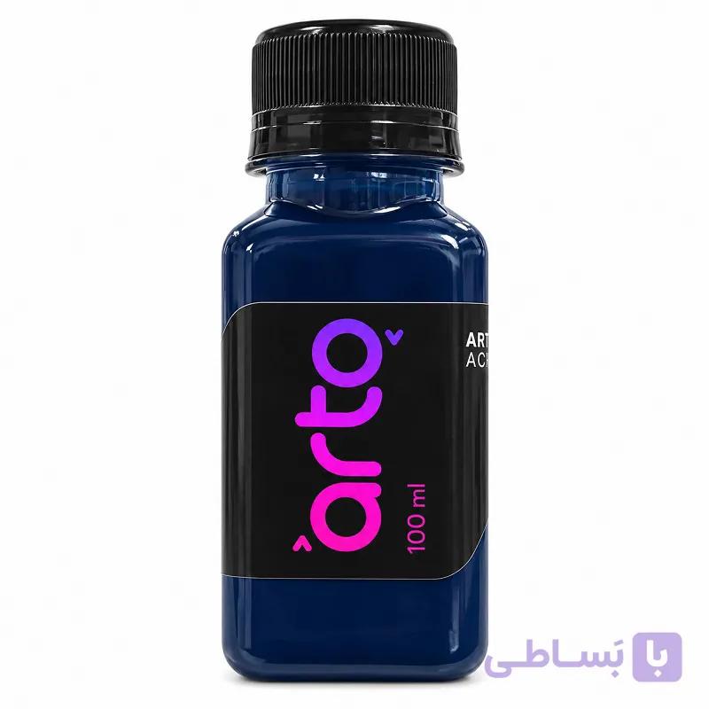 رنگ اکریلیک هنری سورمه ای Navy Blue ساده برند آرتو کد AR-C41 حجم 300 میل