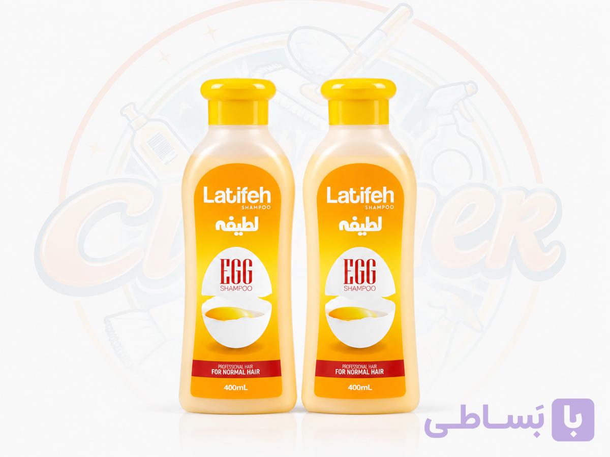 شامپو تخم مرغی لطیفه ۴۰۰ میل