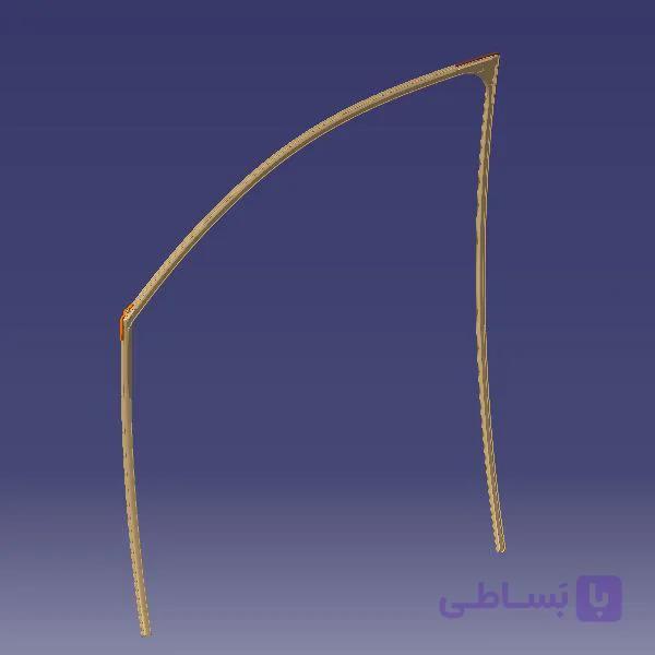 نوار دور شیشه درب جلو راست تیگو 7