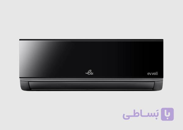 کولر گازی 24000 اینورتر T3 ایوولی پلاتینیوم پنل مشکی — تصویر 1