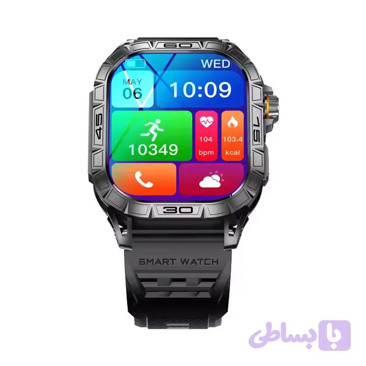 ساعت هوشمند مدل K63-GenuineEdition دارای قابلیت های صفحه نمایش رنگی، صفحه نمایش لمسی، کنترل موسیقی، کنترل سطح اکسیژن خون، قابلیت — تصویر 1