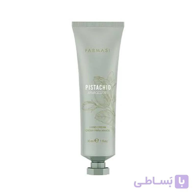 کرم دست فارماسی FARMASI رایحه Pistachio Macaron Hand Cream ماکارون پسته ۳۰ میلی‌لیتر