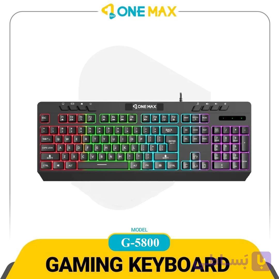کیبورد گیمینگ وان مکس مدل OM-G5800 — تصویر 1