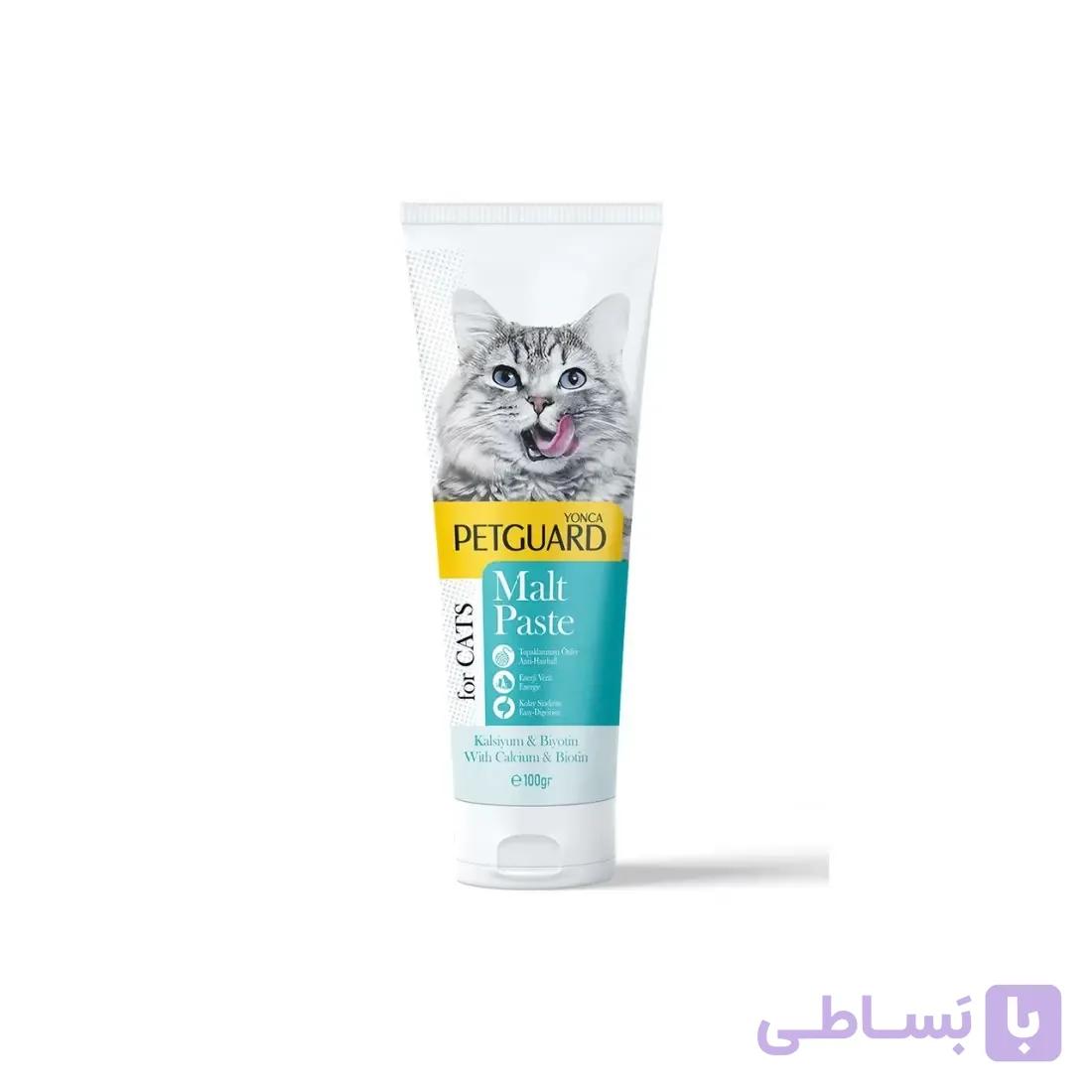 خمیر مالت مخصوص گربه عقیم شده پت گارد ۱۰۰ گرم