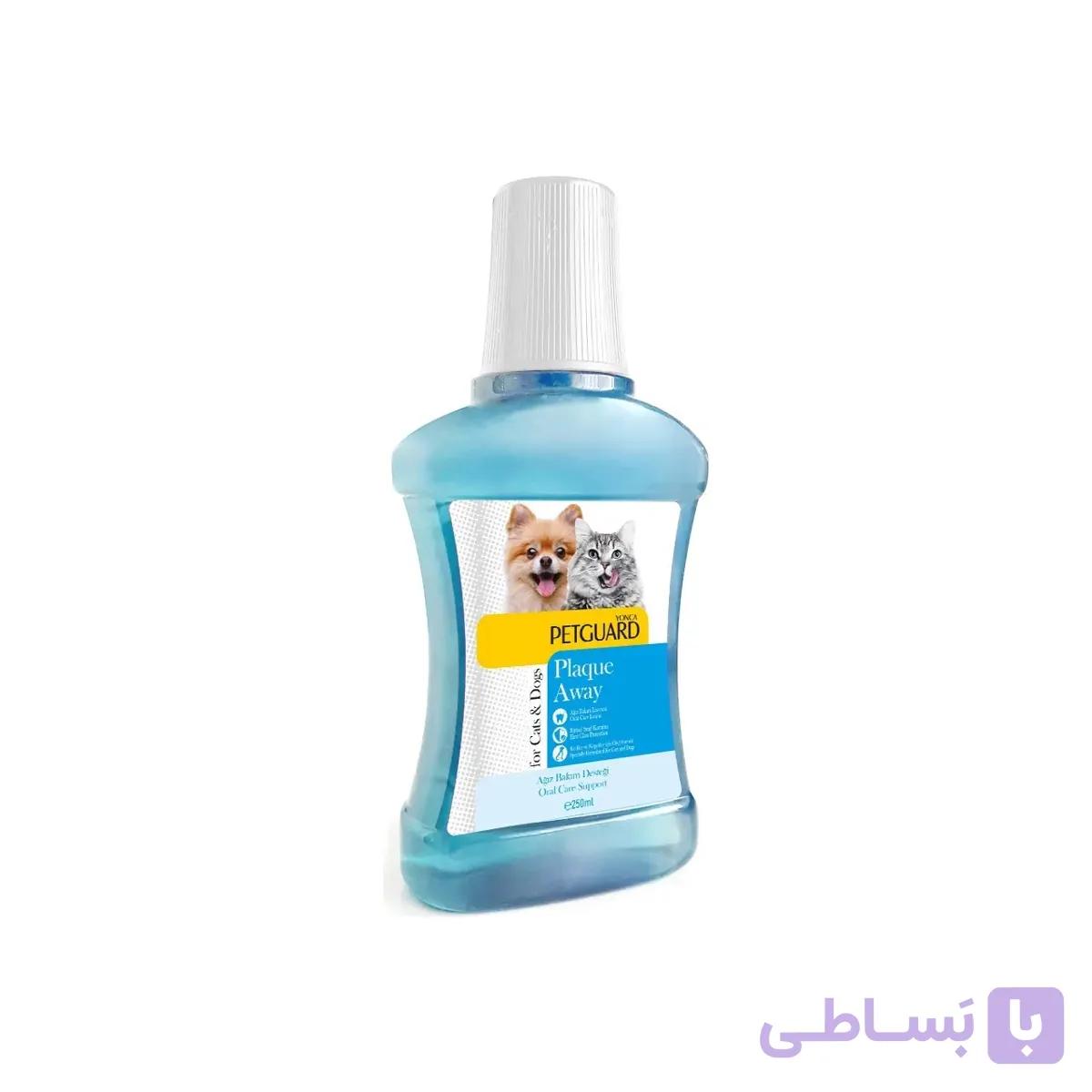 دهان شویه مخصوص سگ و گربه پت گارد ۲۵۰ میلی