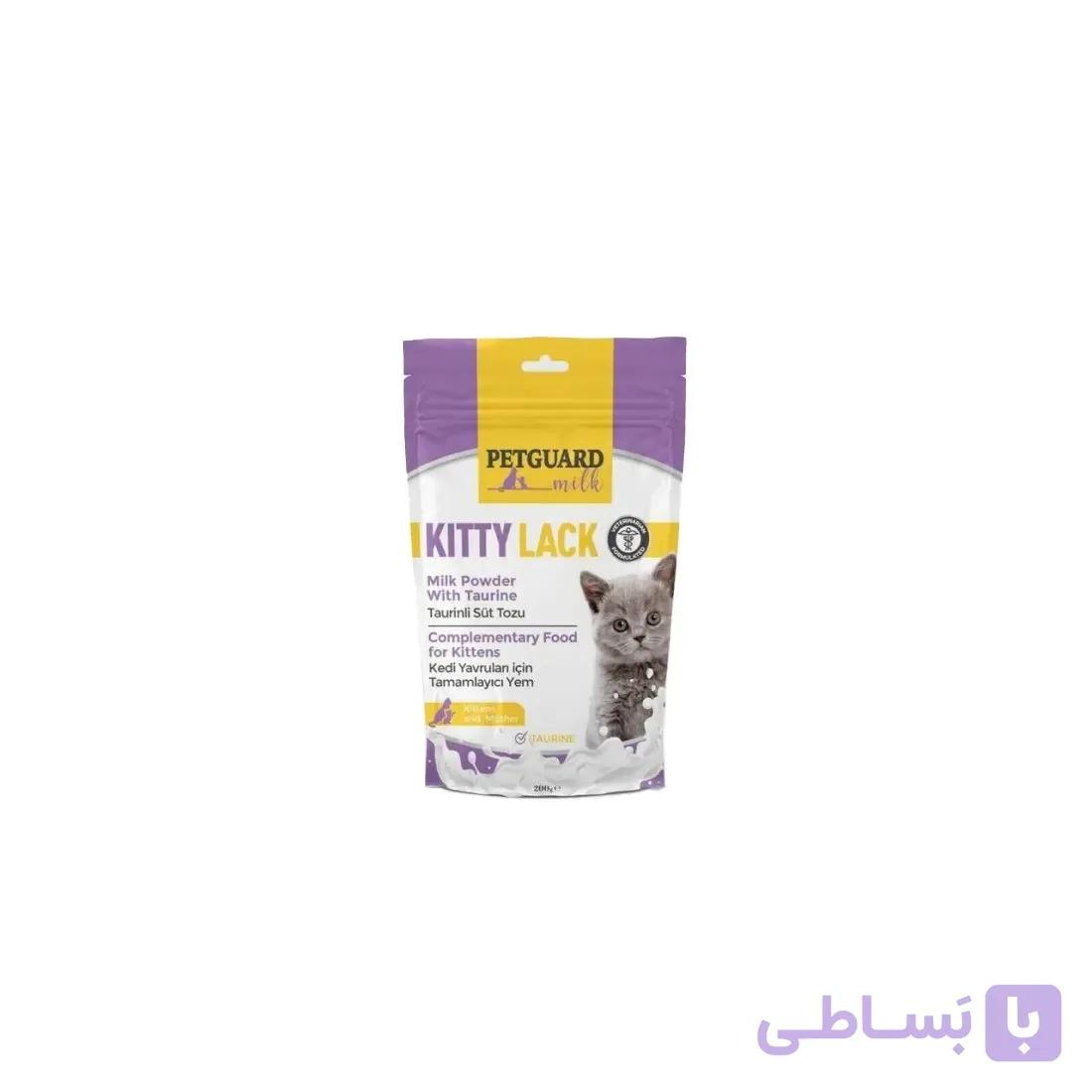 شیرخشک مخصوص بچه گربه پت گارد ۲۰۰ گرم
