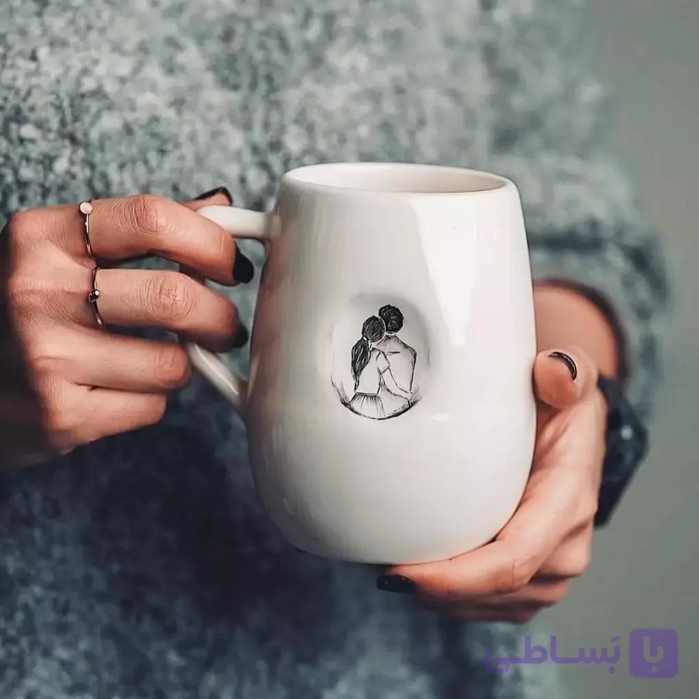 ماگ عاشقانه آغوش