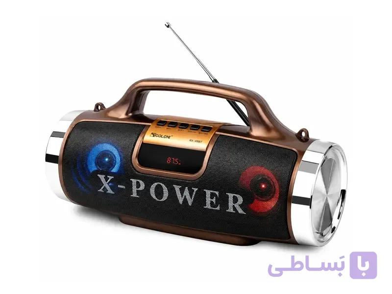 رادیو اسپیکر بلوتوثی قابل حمل گولون مدل RX-V8BT — تصویر 1