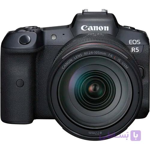 دوربین بدون آِینه کانن Canon EOS R5 Mirrorless Camera kit 24-105mm f/4