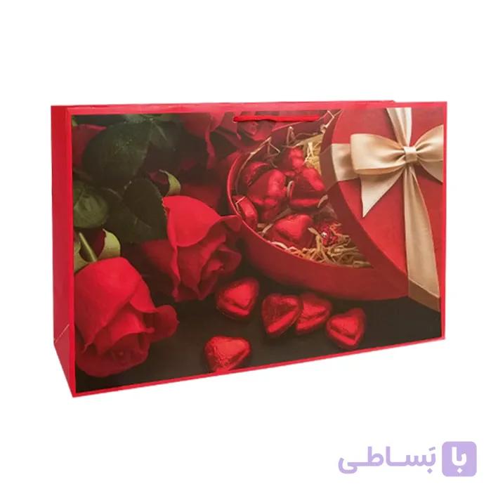 پاکت هدیه رز عشق کد 1076 بسته 2 عددی — تصویر 1