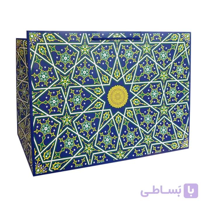 پاکت هدیه نقش کاشی کد 1078 بسته 2 عددی — تصویر 1