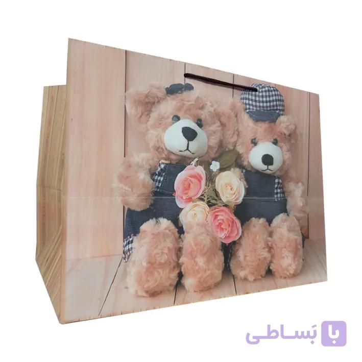 پاکت هدیه دوستی عروسکی کد 1052 بسته 2 عددی — تصویر 1