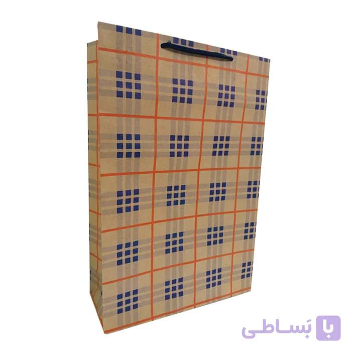 پاکت هدیه کرافت نقشینه کد 1073 بسته 2 عددی — تصویر 1