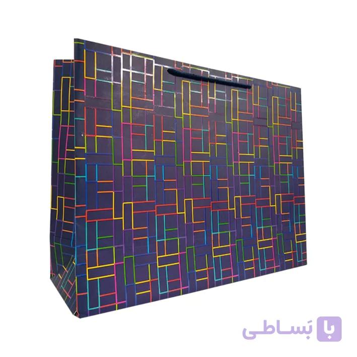 پاکت هدیه رنگین کمان کد 1020 بسته 2 عددی — تصویر 1