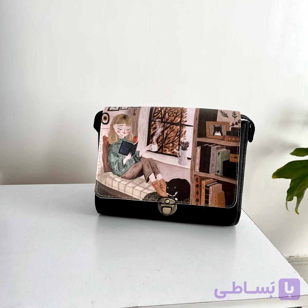 فلاور بگ|کیف دوشی|کیف زنانه/دخترانه|طرح روباهی