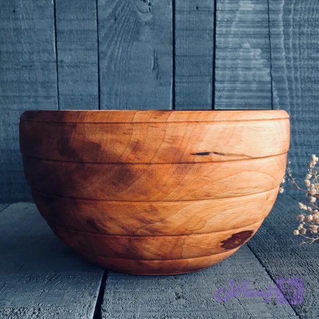 کاسه چوبی کد 335 — تصویر 1
