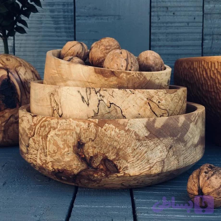 ظرف چوبی پذیرایی کد 848 — تصویر 1