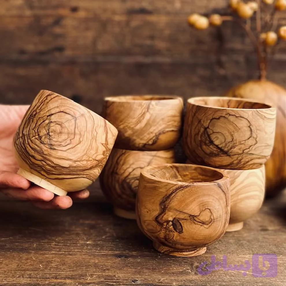 کاسه چوبی کوچک کد 0435 — تصویر 1