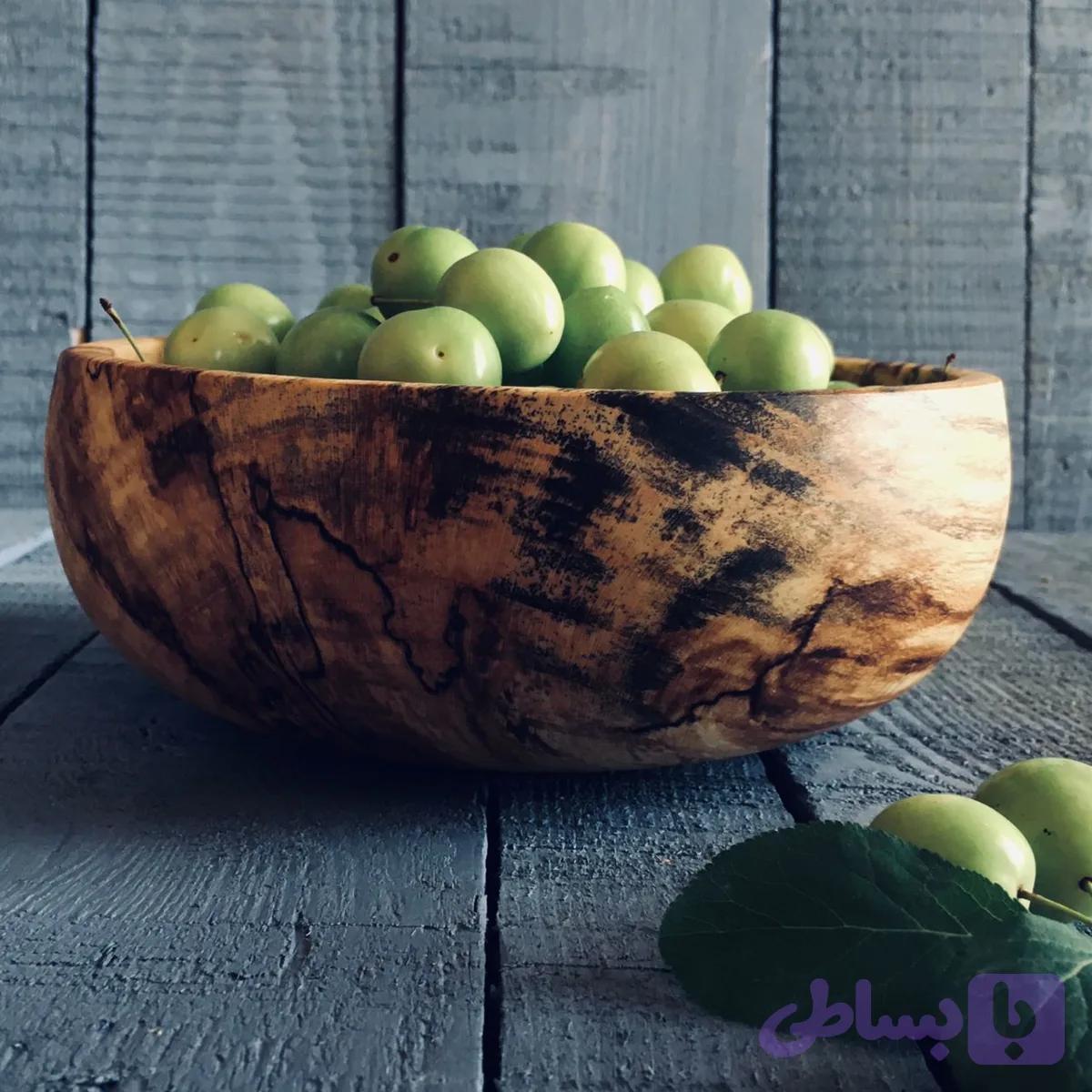 کاسه چوبی کد 271 — تصویر 1