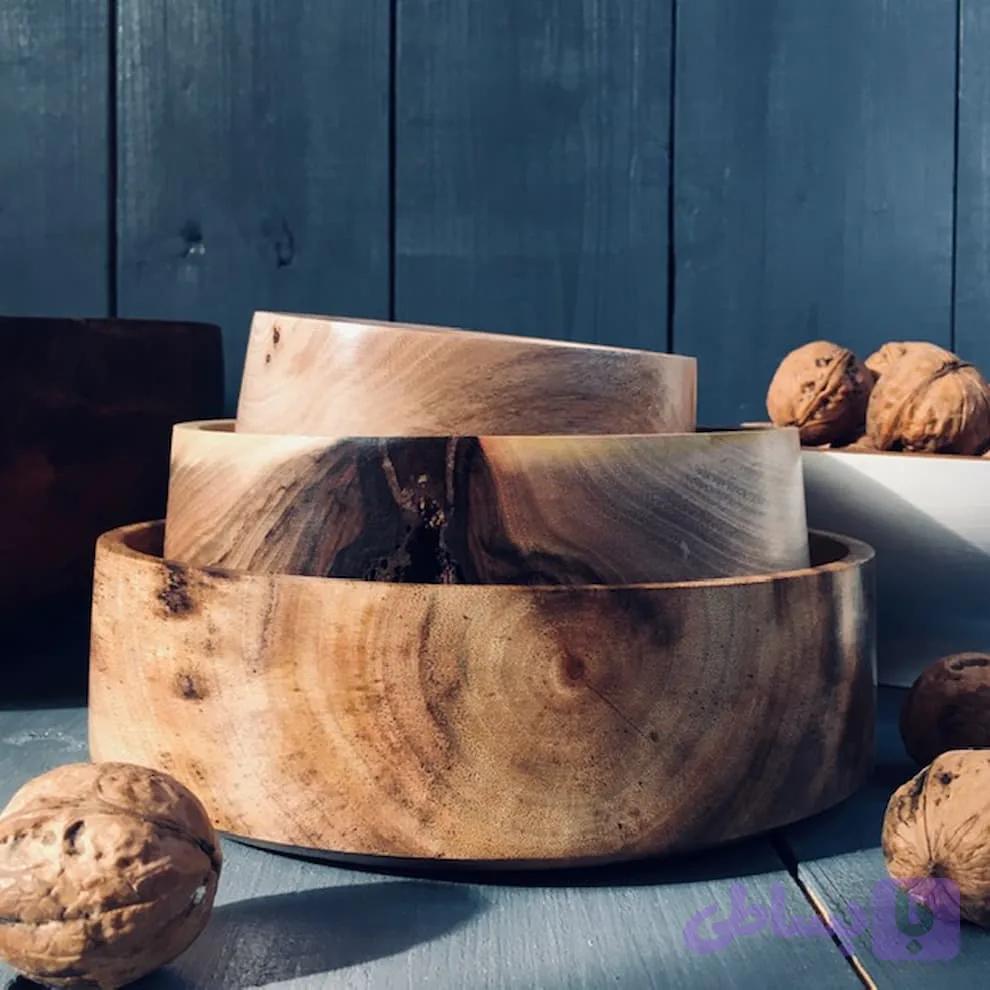 ظرف پذیرایی چوبی کد 847 — تصویر 1
