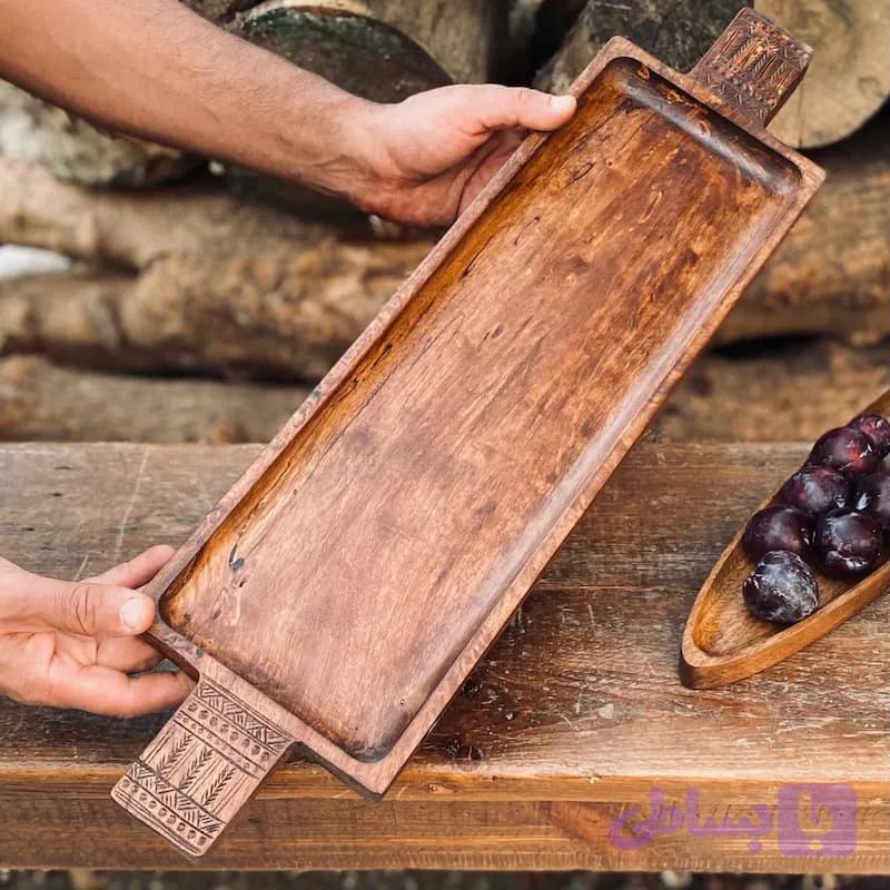 سینی چوبی مدل پیندار کد S1002 — تصویر 1