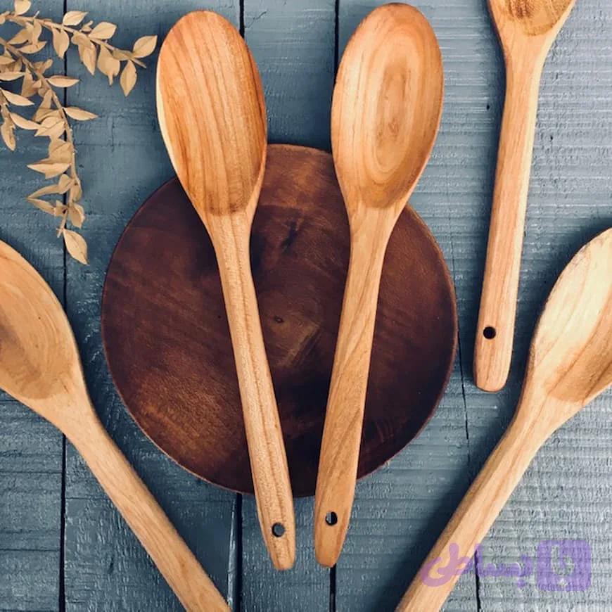 قاشق چوبی کد 520 — تصویر 1