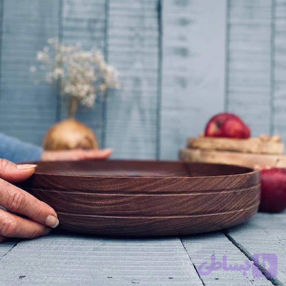ظرف چوبی پذیرایی کهور کد 876 — تصویر 1