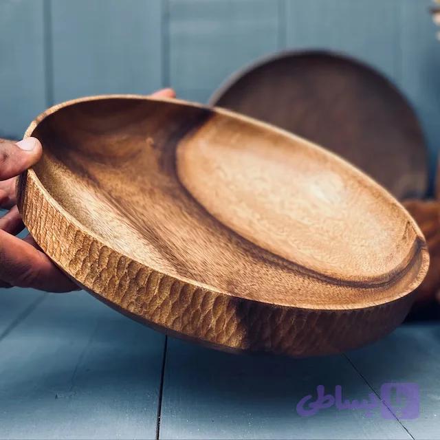 کاسه چوبی مانکی پاد کد 0232 — تصویر 1