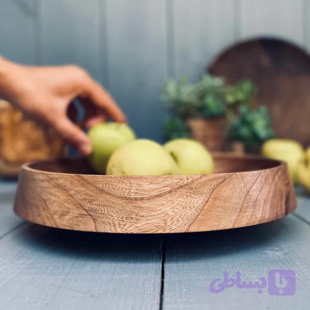 ظرف چوبی پذیرایی ملچ کد 904 — تصویر 1