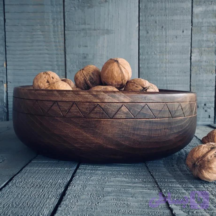 کاسه چوبی کد390 — تصویر 1