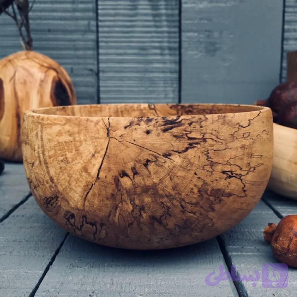 کاسه چوبی کد 544 — تصویر 1