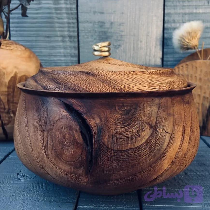 ظرف چوبی درب دار کد 954 — تصویر 1