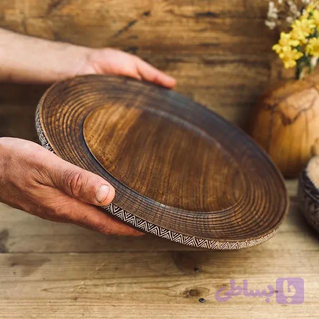 ظرف چوبی گردو کد 010073 — تصویر 1