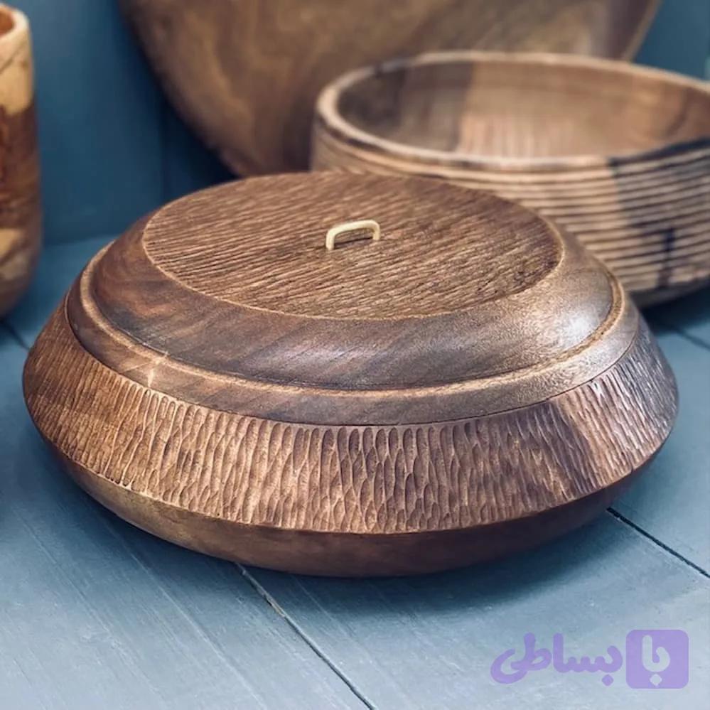 ظرف درب دار چوبی کد 965 — تصویر 1