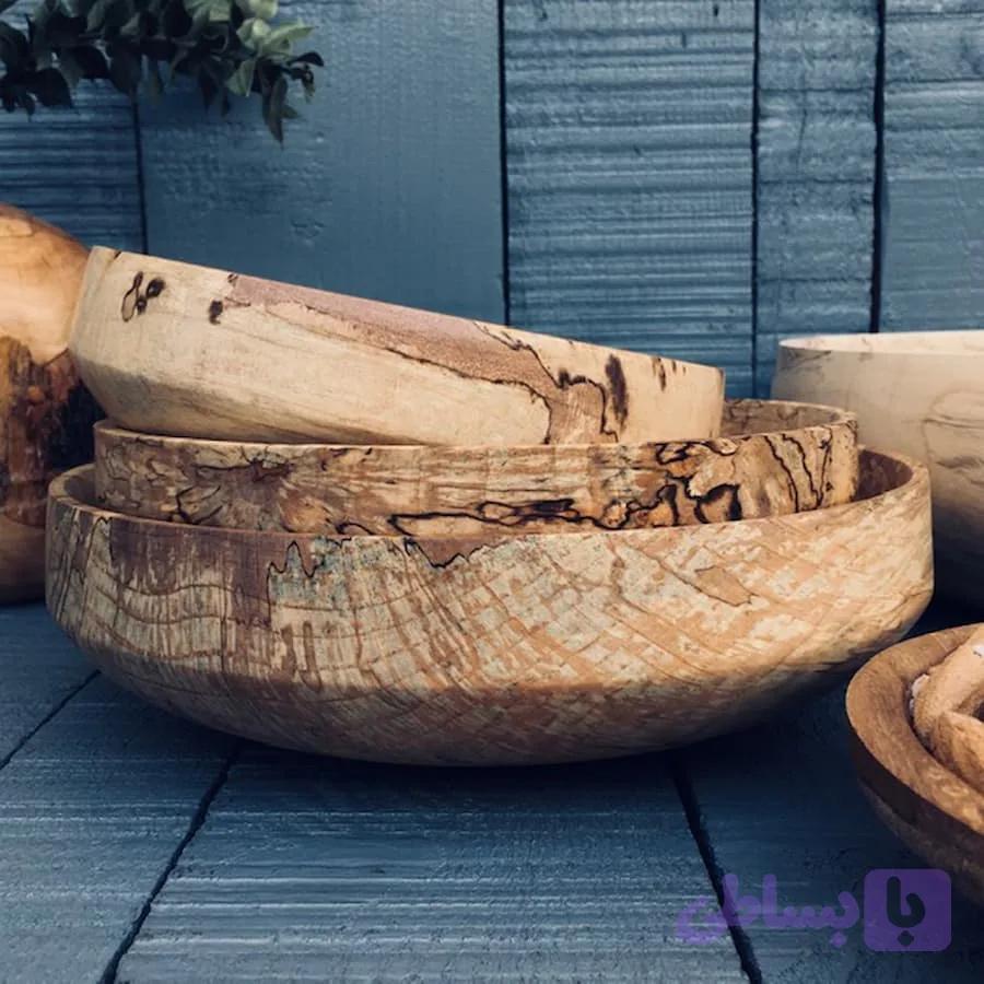 ظرف چوبی پذیرایی کد 012 — تصویر 1