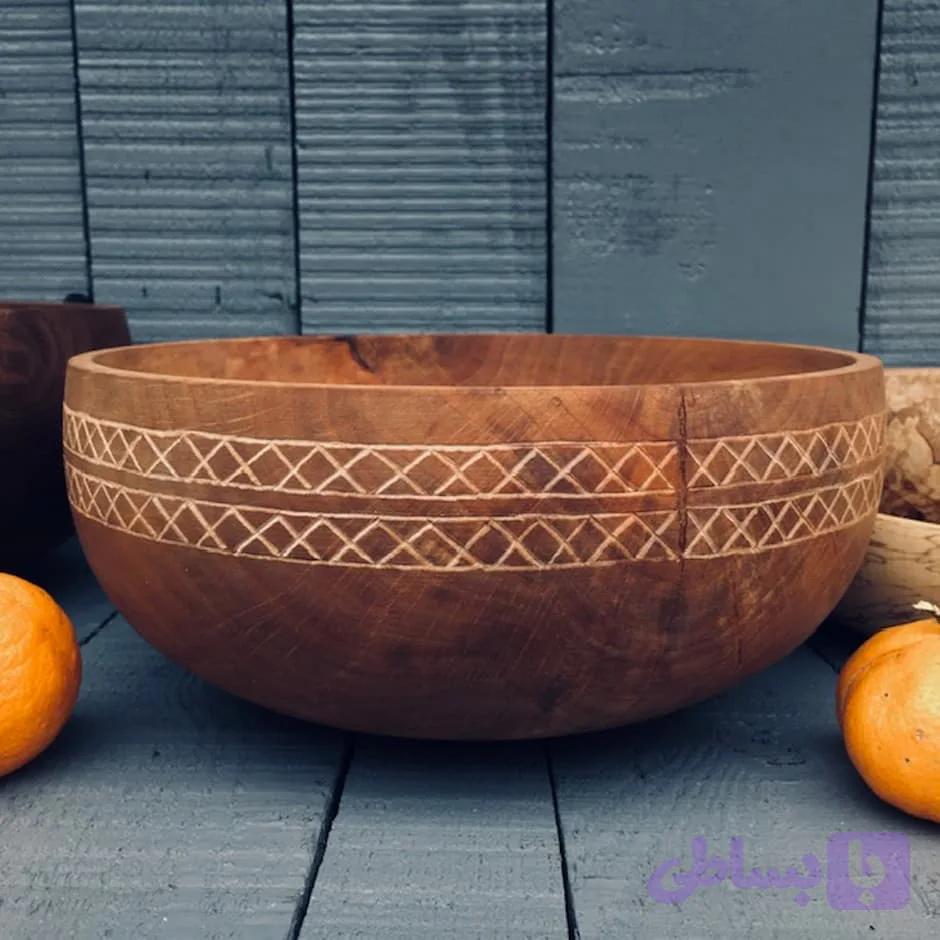 کاسه چوبی کد 574 — تصویر 1