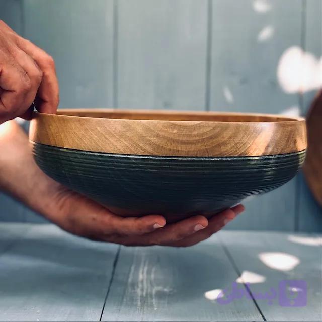 کاسه چوبی افرا کد 0202 — تصویر 1
