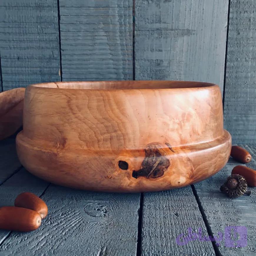 کاسه چوبی کد 389 — تصویر 1
