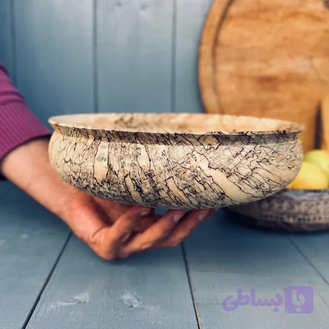 کاسه چوبی افرا کد 0282 — تصویر 1