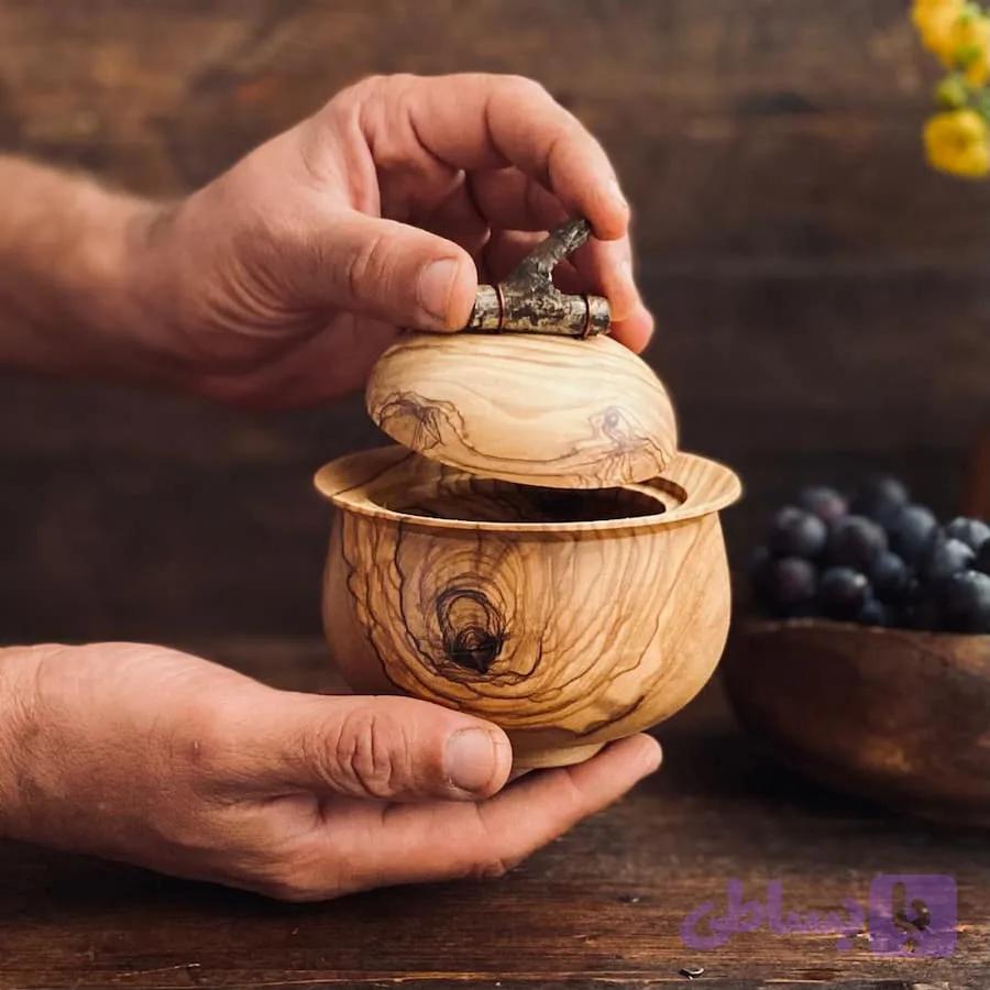 ظرف دربدار زیتون کد 100023 — تصویر 1