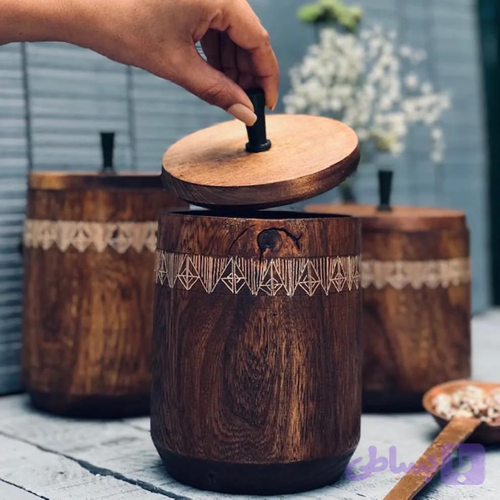 بانکه چوبی ملچ کد 1054 — تصویر 1