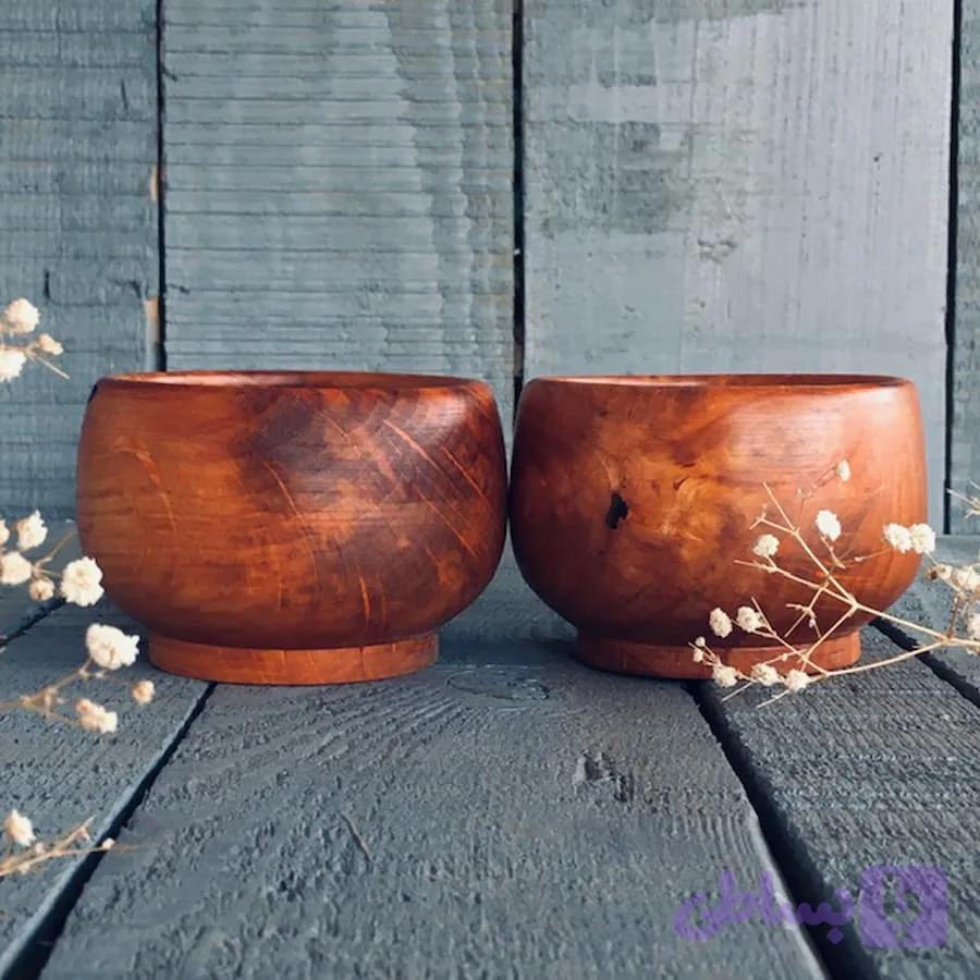 کاسه چوبی کد 373 — تصویر 1
