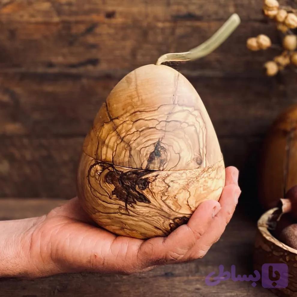 ظرف دربدار چوبی کد 100039 — تصویر 1